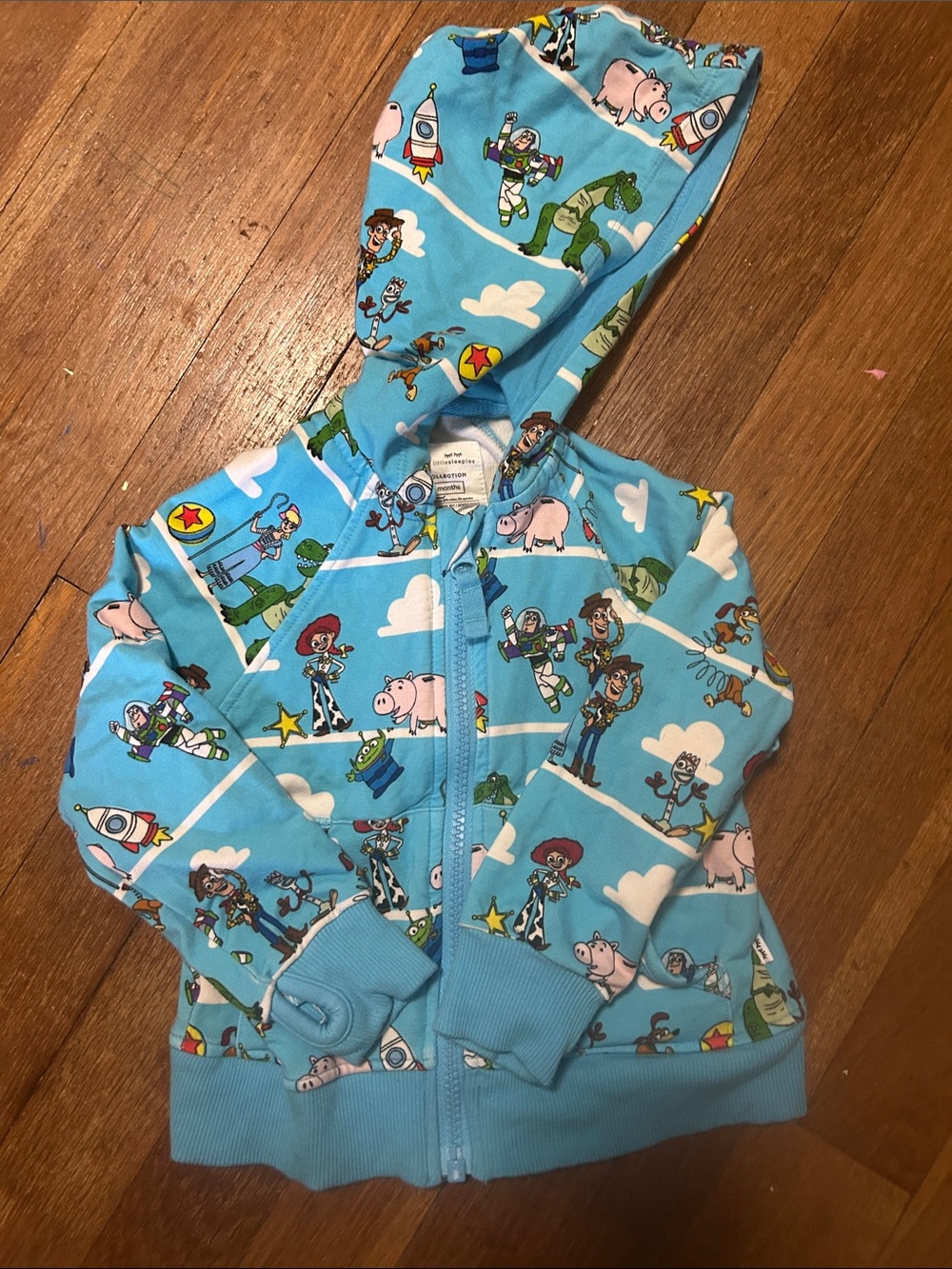 Little Sleepies Toy Story Bamboo Hoodie 12-18M Playwear